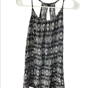 Size S black and white mini dress (brand unknown 🙀)